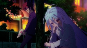 Yep, Shiro actually uses calculus to beat Izuna.