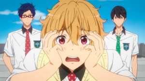 Poor Nagisa… he just got his bread taken away by Gou.