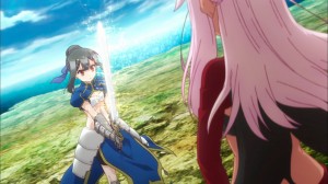 Just like in Fate/stay night, things won't end well here if Illya doesn't show up soon enough.