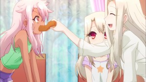 As always, Irisviel knows how to control Kuro.