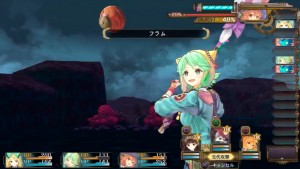 The battle system in Shallie is similar to Mana Khemia 2.