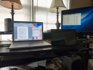 These are the main two devices I write posts on.