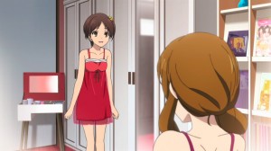 Yep, Yanagi is up to something by giving Hina that dress.