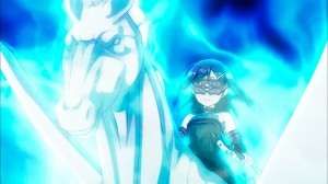 Yep, Miyu indeeds looks badass when she uses the Rider card.