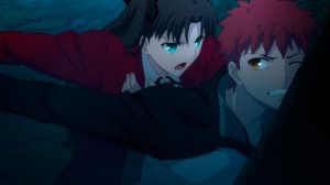 While Shirou didn't do anything stupid like sacrificing himself to save Saber, he almost caused trouble for Rin.