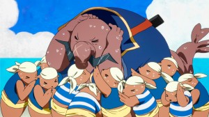 Apparently, they are afraid of sharks.