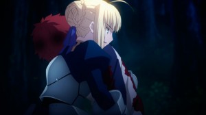 I admit that I feel sympathethic towards Saber having to patch him up because of his stupidity.