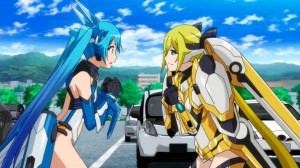 It seems that Tail Yellow already wants to befriend Tail Red and Blue.