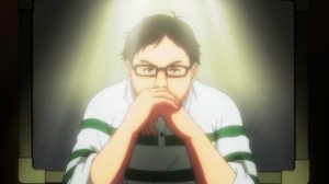 The director is totally into sharing his ideas for the ending.