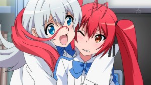 Yep, she is excited that Souji is now an ACTUAL girl!