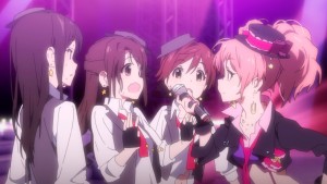 While Uzuki has a hard time spitting it out, obviously she enjoyed performing on stage.
