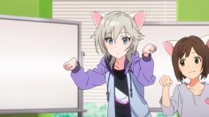 As expected, Anya looks adorable with cat ears.