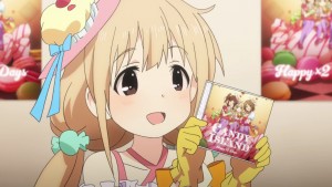 Anzu hopes the CD sells so that she doesn't have to work anymore.
