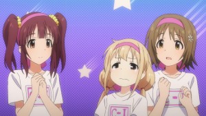 Although Anzu is in despair over having to do the bungee jump, at least they know that they aren't doing it alone... Both teams are doing it!