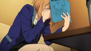 Aside from Shizuka's great performance, it seems that Aoi got emotional for the fact that her dream of producing an Anime with her friends professionally has come true.