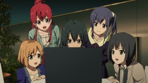 From the looks of it, the girls' next dream is to have their high school Anime production made professionally.