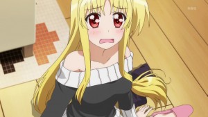 A surprised Fate looks adorable.