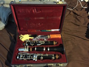This is the clarinet I used during high school and I still have it.