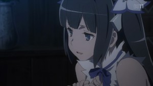 It seems that Hestia is satisfied that he managed to beat a strong Minotaur all by himself.