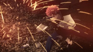 As expected, Archer's replica swords looks like they are made out of glass.