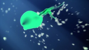 and suddenly, blobs that look like dolphins?