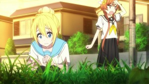 It's sad to see Chitoge this down when she doesn't have her trademark hair ribbon.