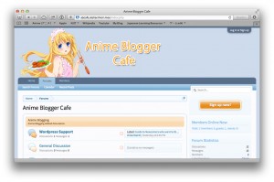 Anime Blogger Cafe
