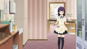 I bet you 99% that Aoi will drop all those dishes.