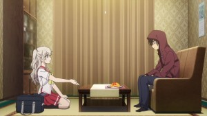 As always, Nao made the food that will cure him of his PTSD once and for all. Omurice with the secret pizza sauce!