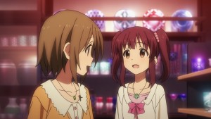 After forgetting about their fears, they smiled.