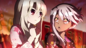 At last, Kuro shows off her projection magecraft.