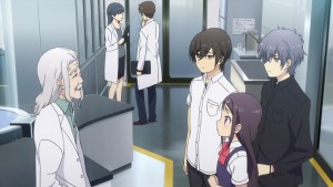 It looks like Shunsuke now owns the lab from the firs timeline.