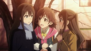 Finally, Rin and Mio reunites with Uzuki.