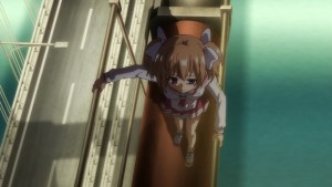 Despite being at a huge disadvantage, she never gives up.