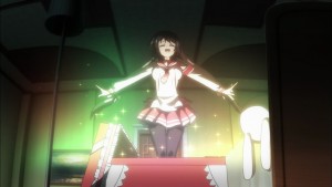 Shino decides to escape with items she collected from Akari, but it doesn't last long.