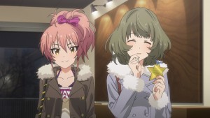 Just like the fandom, the girls at 346 Productions decide to support Uzuki along the way.