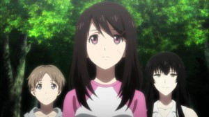 Yuriko is happy that she finds out that her grandmother found a reason to live despite her difficulties.