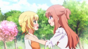 Of course, Sharo finally gets cuddled by Mocha.