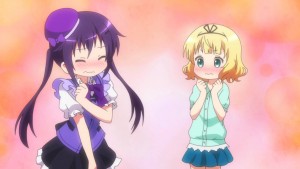 While Rize is adorable with the frills, Sharo finds her even prettier.