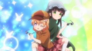 I have to admit that Cocoa and Chiya looks cute in their detective outfits.