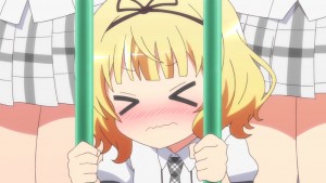 Sharo is trying her hardest to get Rize to notice her.