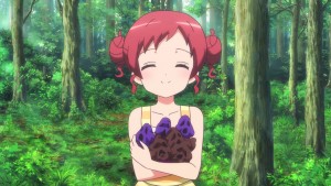 Megu decides to live life on the edge with those mushrooms.