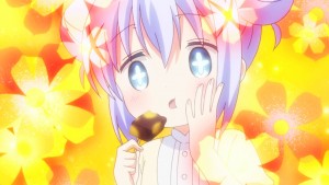 Chino becomes one of them after eating the sweets given to her by Chiya's grandmother.