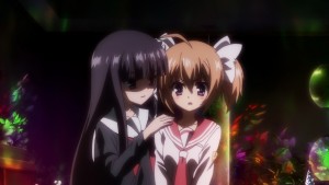 Kyo tries to use subdue Akari with her charm. It has no effect.