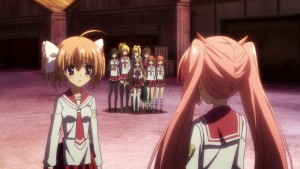 It seems that Akari does not like the idea of Aria giving up on her as an Amica because of her dangerous skills.